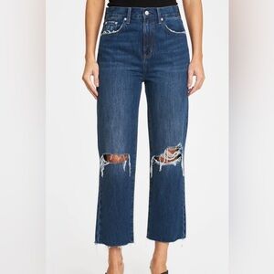 Pistola Blue High Rise Distressed Jeans